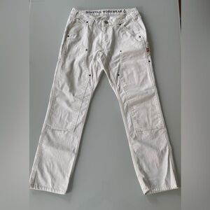 Dovetail Workwear Britt Utility Pants – Size 4/30 – Natural Canvas